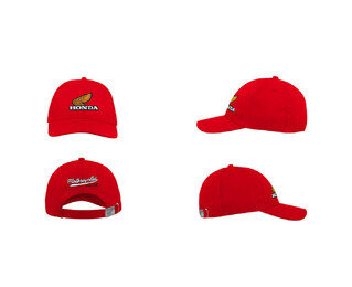 Бейсболка Honda Elsinore червона