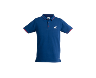 Футболка поло Honda блакитна M