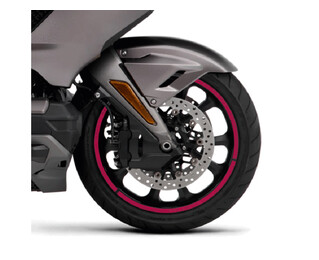 Стрічка-наліпка на диск, комплект (Candy Prominence Red)