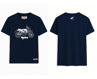 Футболка Monkey синя XXL