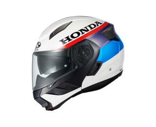 Шолом модульний Kabuto Ryuki Honda DF White Red Blue (L)