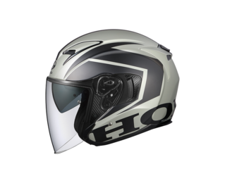 Шолом Kabuto Exceed RBL Honda Flat Gray Black (M)